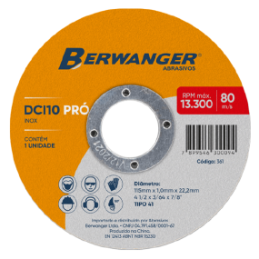 Disco DCI 10 Pro Berwanger 115 x 1,0 x 22,2mm