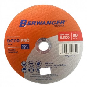 Disco DCI 10 Pro Berwanger 180 x 1,6 x 22,2mm