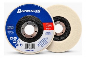 Disco Feltro Berwanger 115 x 22mm