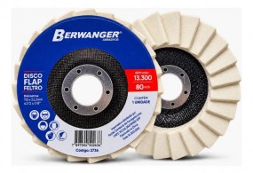 Disco Flap Feltro Berwanger 115 x 22mm
