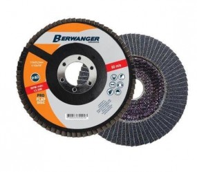 Disco Flap Pro Grão 40 Berwanger 115 x 22,2mm 
