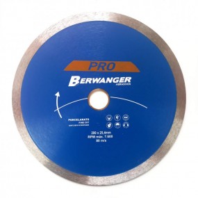 Disco Diamantado Contínuo PRO Berwanger 200 x 25,4mm 