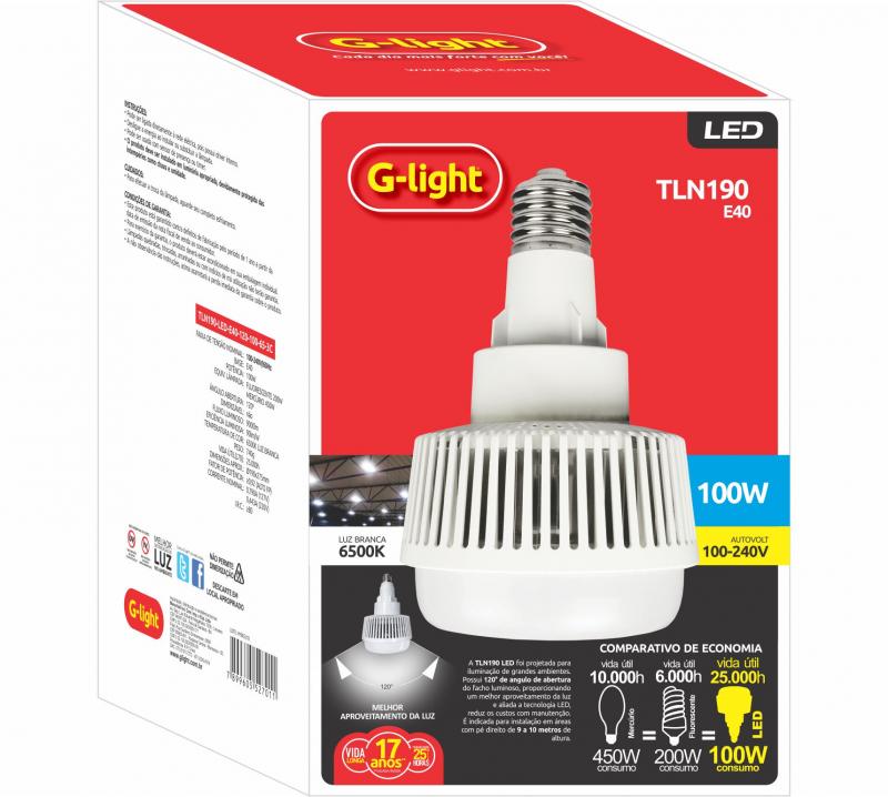 Lâmpada TLN 190 100W 6500K AUTOVOLT E40