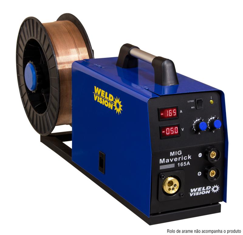 Máquina de Solda     SoldaMIG MAVERICK 165A