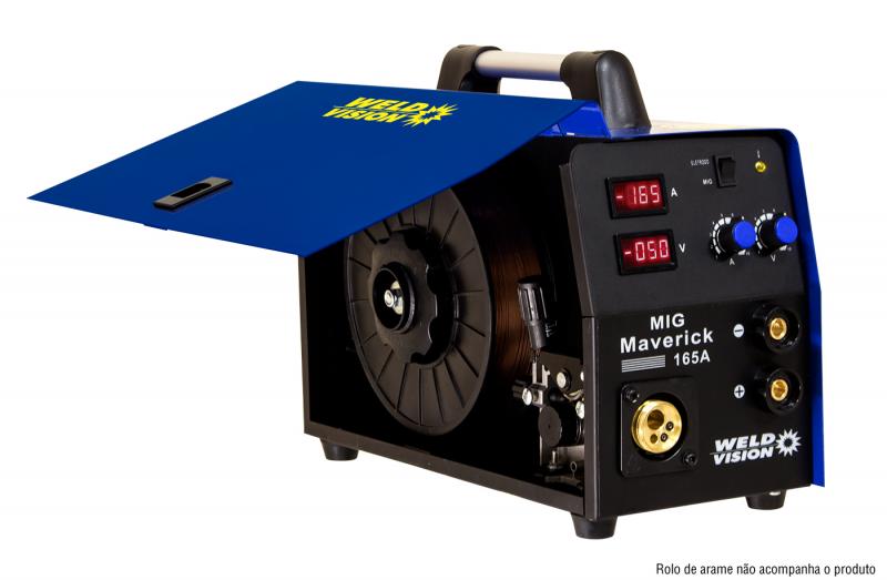 Máquina de Solda     SoldaMIG MAVERICK 165A