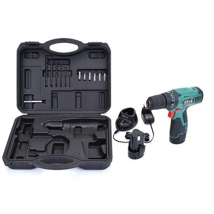 PARAFUSADEIRAS/FURADEIRAS A BATERIA PFD 010 • BATERIA: ÍONS DE LÍTIO 10,8 V DWT