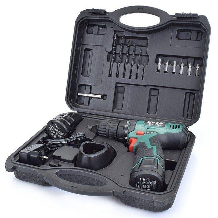 PARAFUSADEIRAS/FURADEIRAS A BATERIA PFD 010 • BATERIA: ÍONS DE LÍTIO 10,8 V DWT