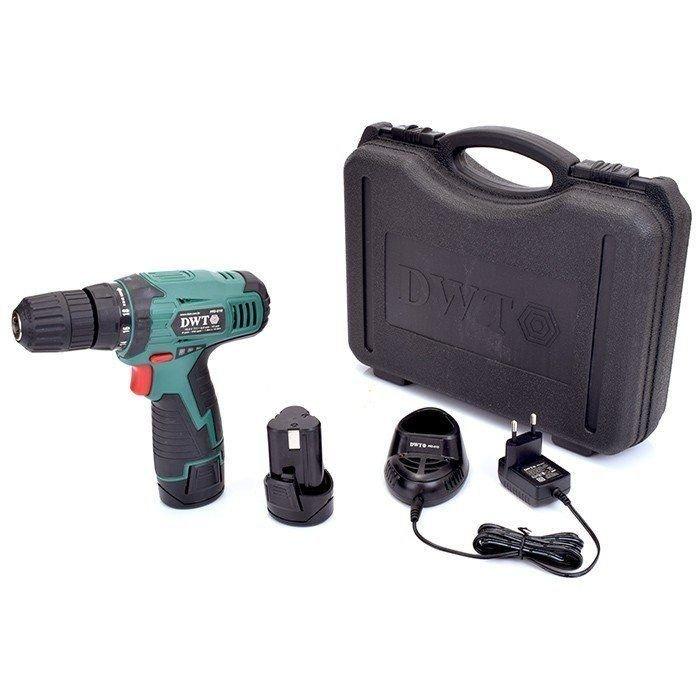 PARAFUSADEIRAS/FURADEIRAS A BATERIA PFD 010 • BATERIA: ÍONS DE LÍTIO 10,8 V DWT