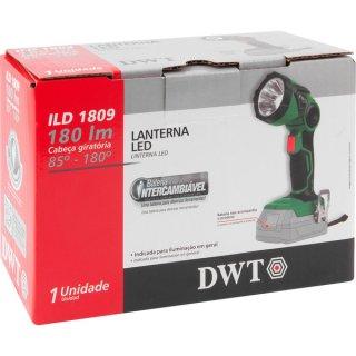 LANTERNA DE LED A BATERIA INTERCAMBIÁVEL ILD 1809 DWT