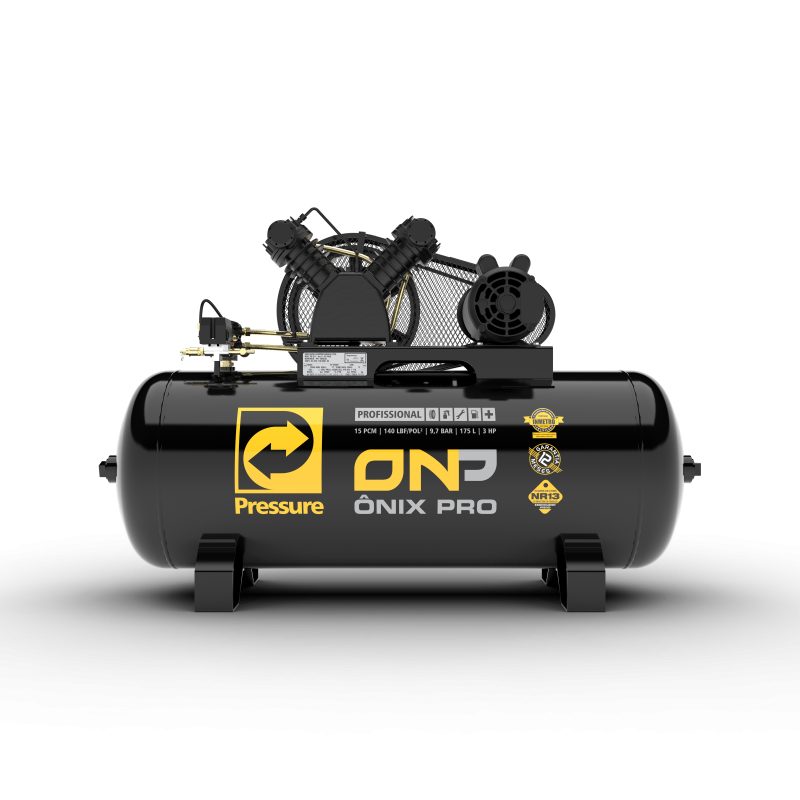 Compressor de Ar Ônix Pro - ONP 15/175 - IP21 110/220V