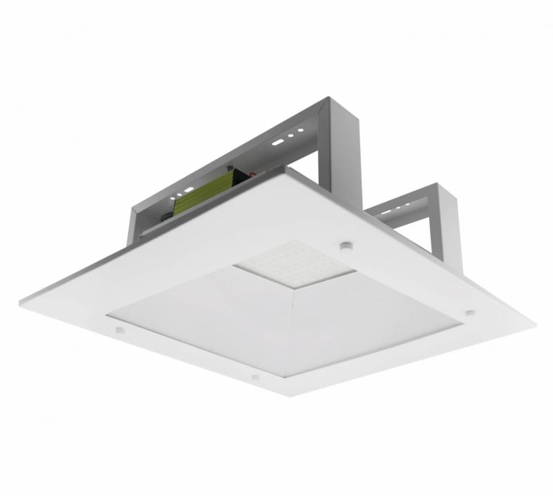 Low Bay AÇO CARBONO LED 100W 120° 6000K EMBUTIR BRANCA AUTOVOLT