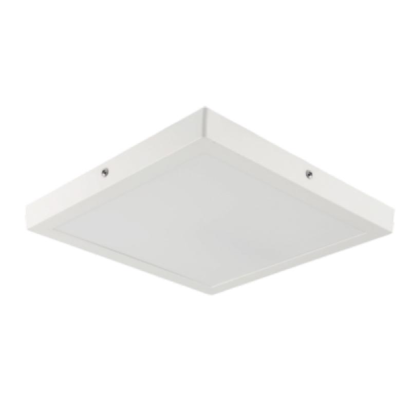 PAINEL BACKLIGHT LED QUADRADO SOBREPOR PC 400X400mm 36W 6500K AUTOVOLT