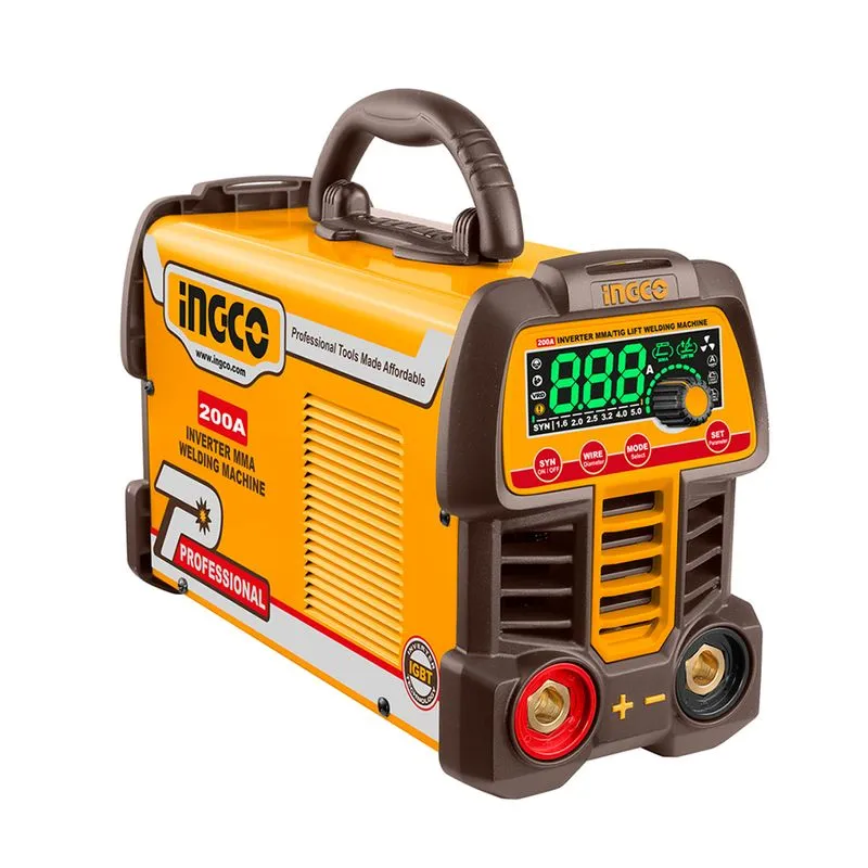 Inversora de Solda INGCO Mma/tig 200A Bivolt