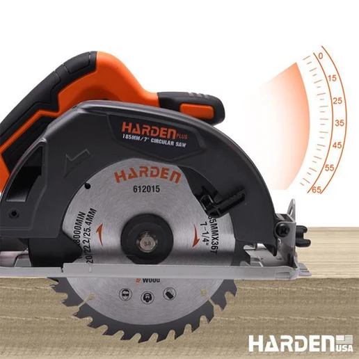 Serra Circular HARDEN 220V - Potente Ajuste de Profundidade