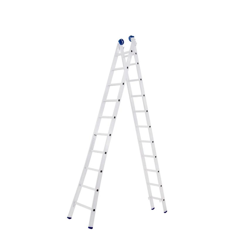 Escada Extensiva Alumínio MOR 2X10
