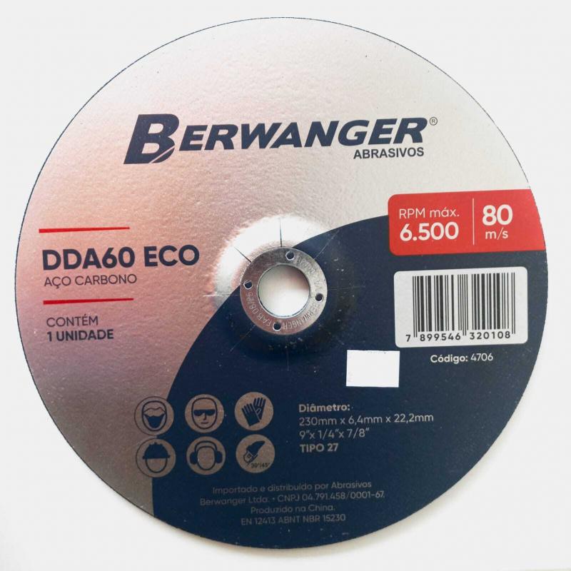 Disco DDA 60 ECO Berwanger 230 x 6,4 x 22,2mm