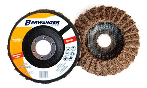 Disco Flap Acabamento Grosso Berwanger 115 x 22mm 