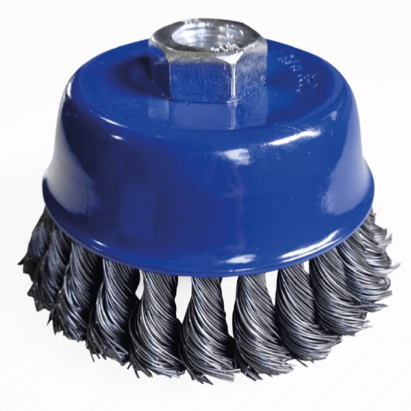 Escova de Aço Trançado modelo Copo Berwanger 65mm x M14