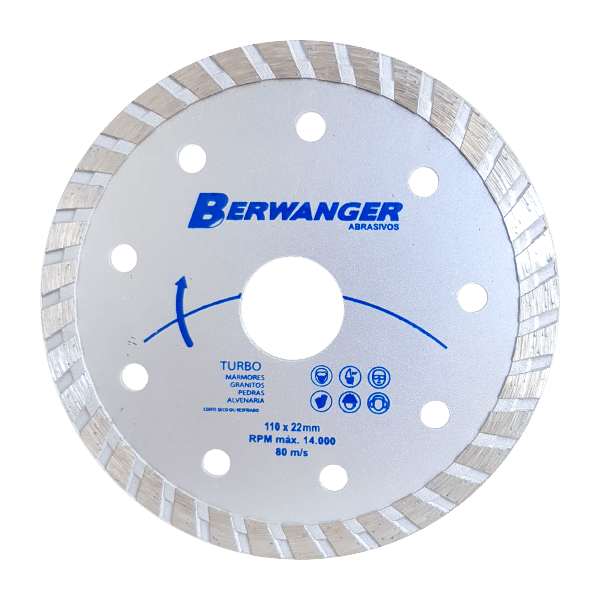 Disco Diamantado Turbo PRO Berwanger 230 x 25.4mm 